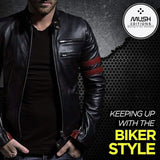Biker Genuine Leather Jacket - Leather Jacket