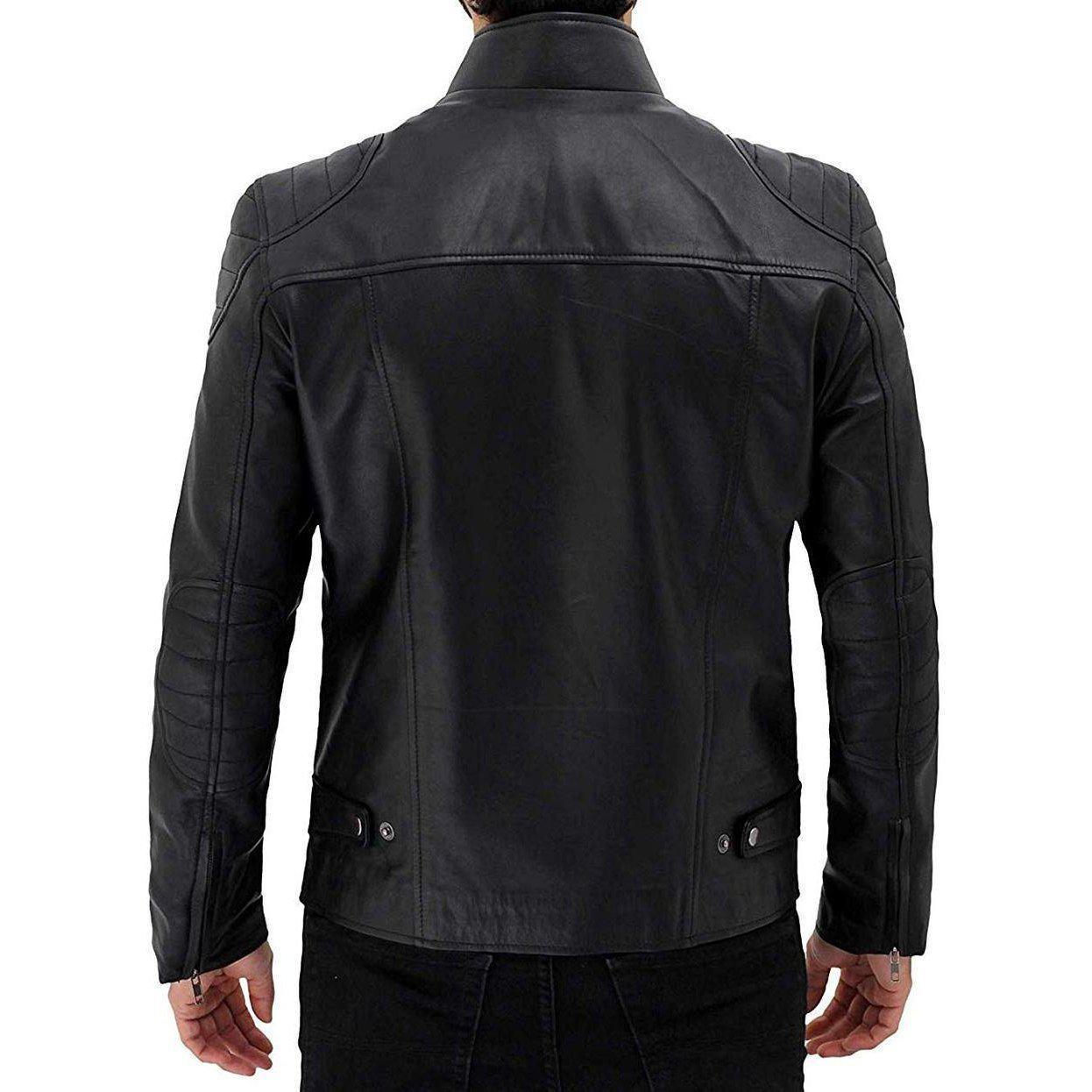 Black Stylish Original Leather Jacket for Men - Leather Jacket