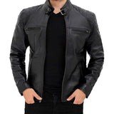 Black Stylish Original Leather Jacket for Men - Leather Jacket